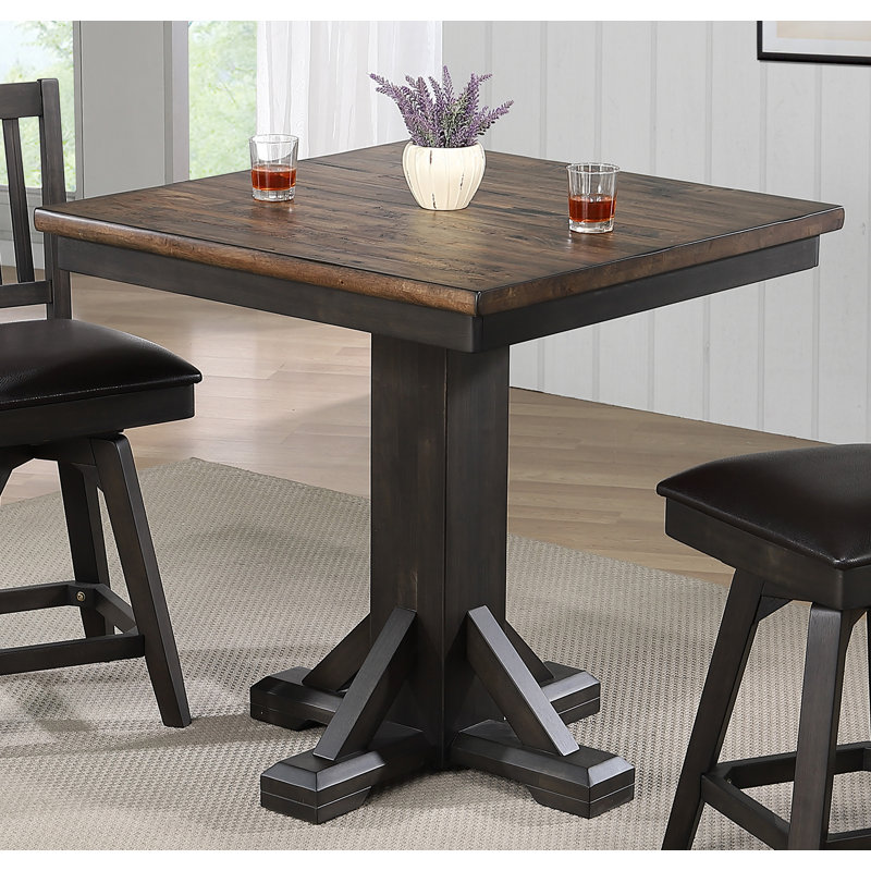 Three Posts™ Athey 36'' Solid Wood Pedestal Dining Table Wayfair